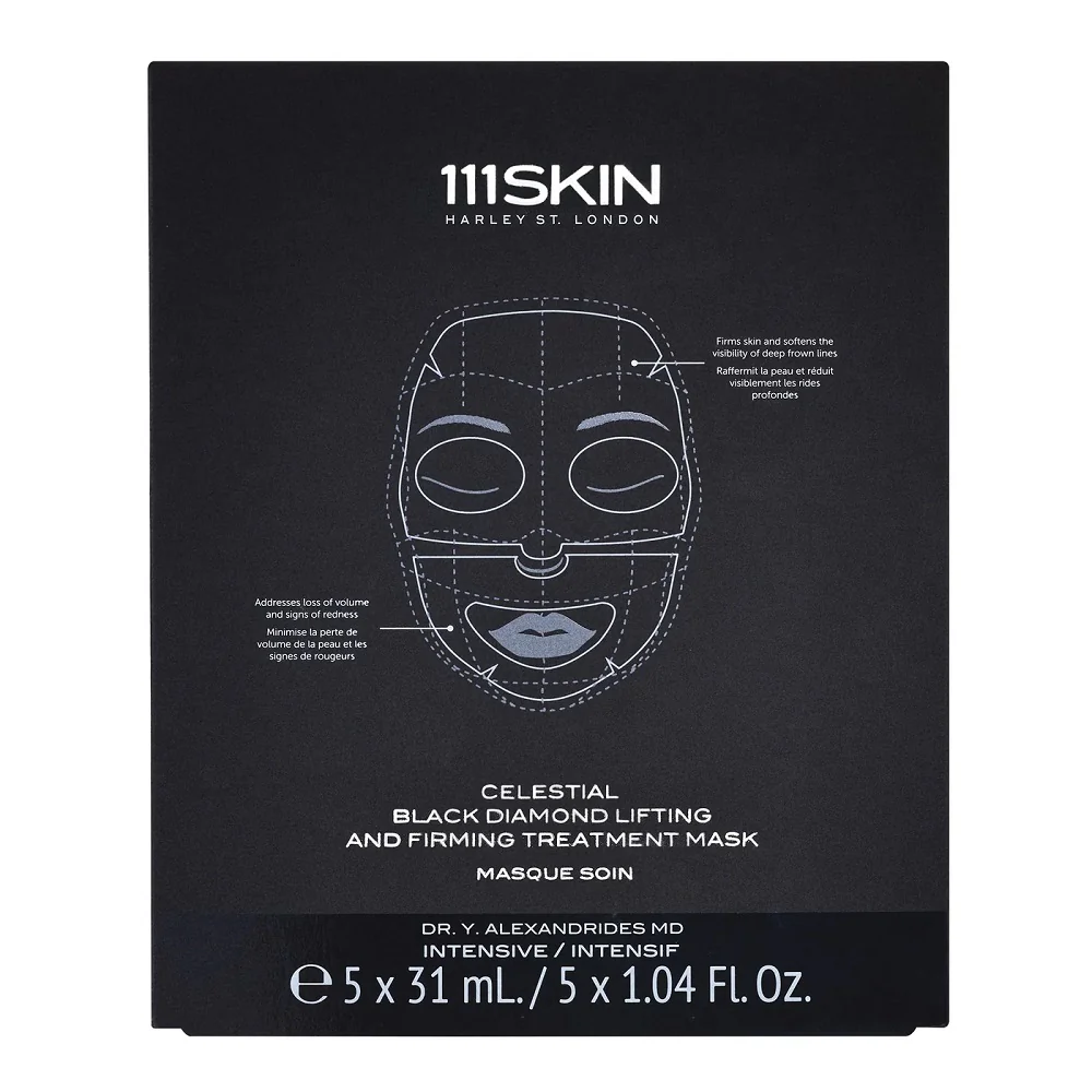 Celestial Black Diamond liftingująca i ujędrniająca maseczka w płachcie 5x31ml