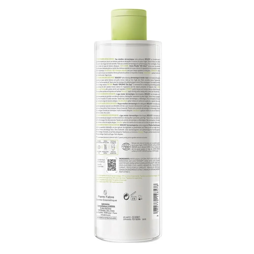 Biology oczyszczająca woda micelarna 400ml - Image 3