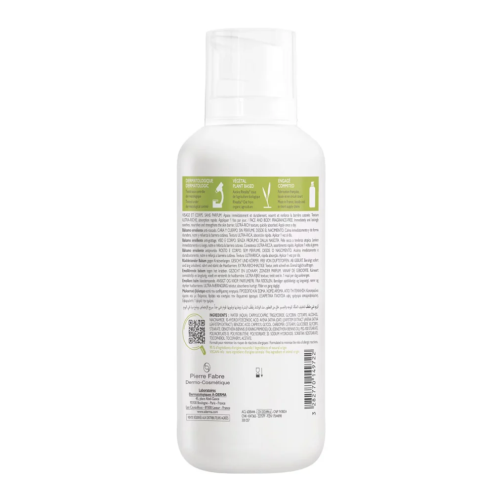 Exomega Control emolientowy balsam do ciała 400ml - Image 2