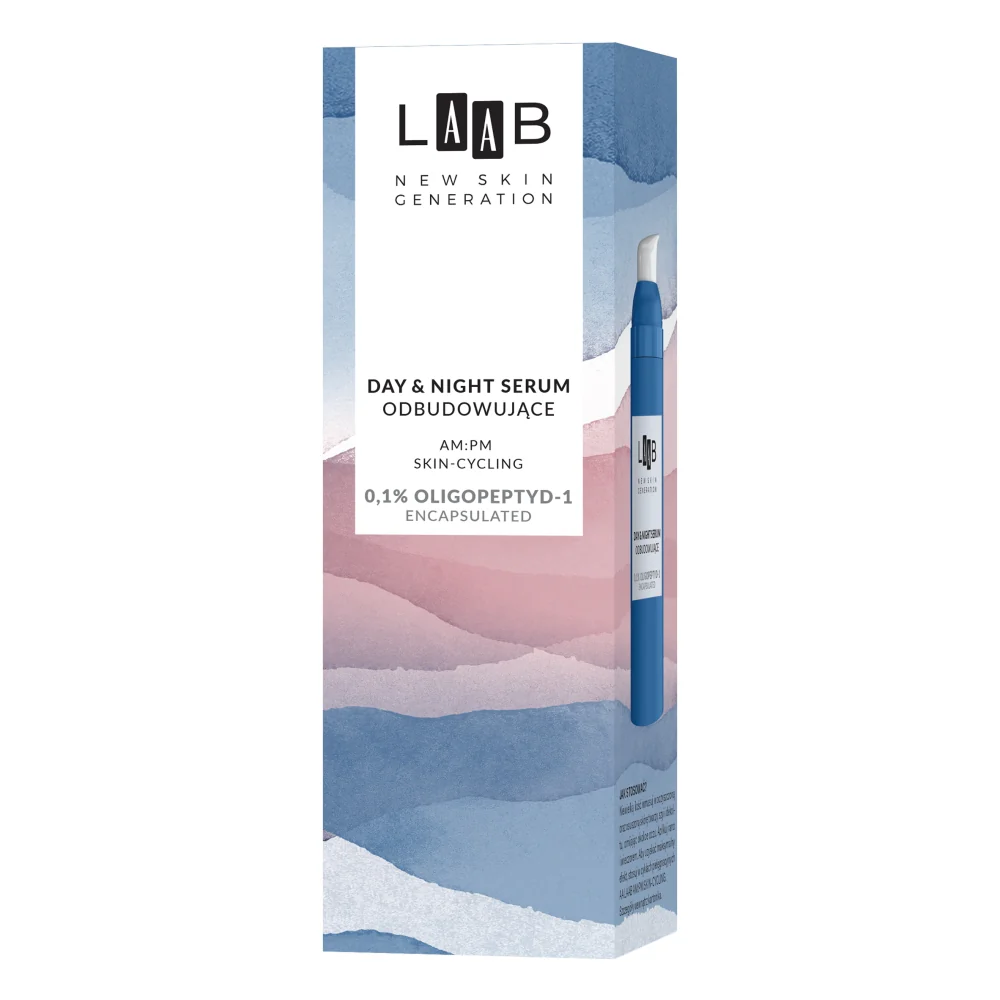 LAAB AM:PM day&night serum odbudowujące 0.1% oligopeptyd-1 (EGF) encapsulated 30ml - Image 3