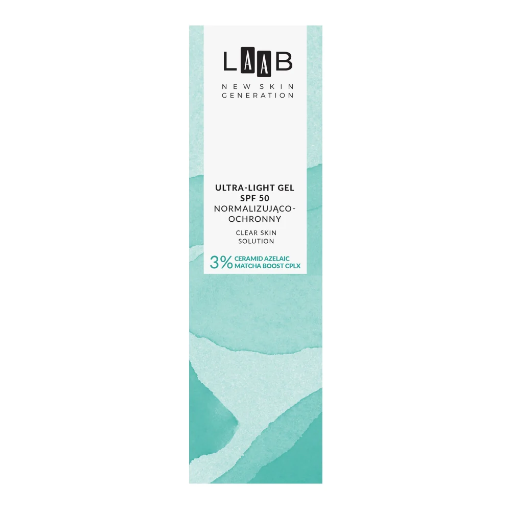 Laab Clear Skin Solution ultralekki żel SPF50 normalizująco-ochronny 40ml - Image 3