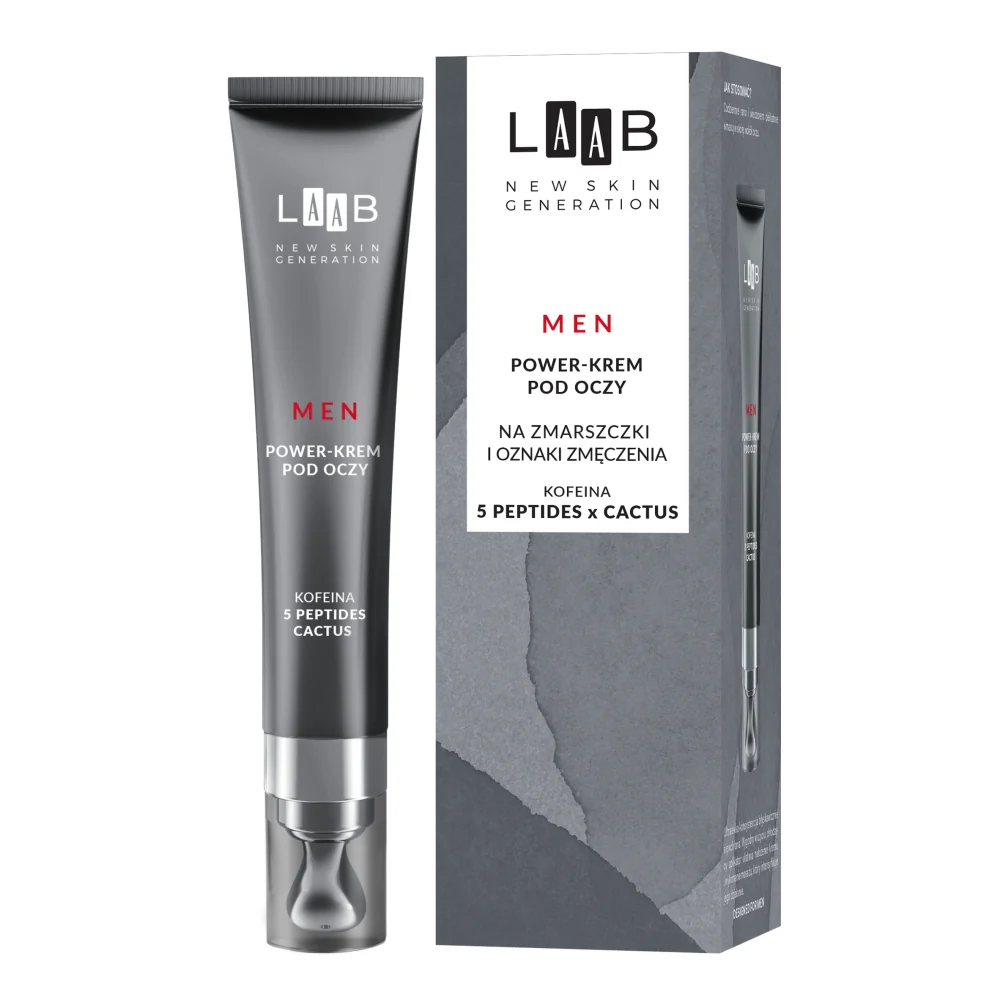 LAAB Men power-krem pod oczy przeciw zmarszczkom i oznakom zmęczenia 15ml
