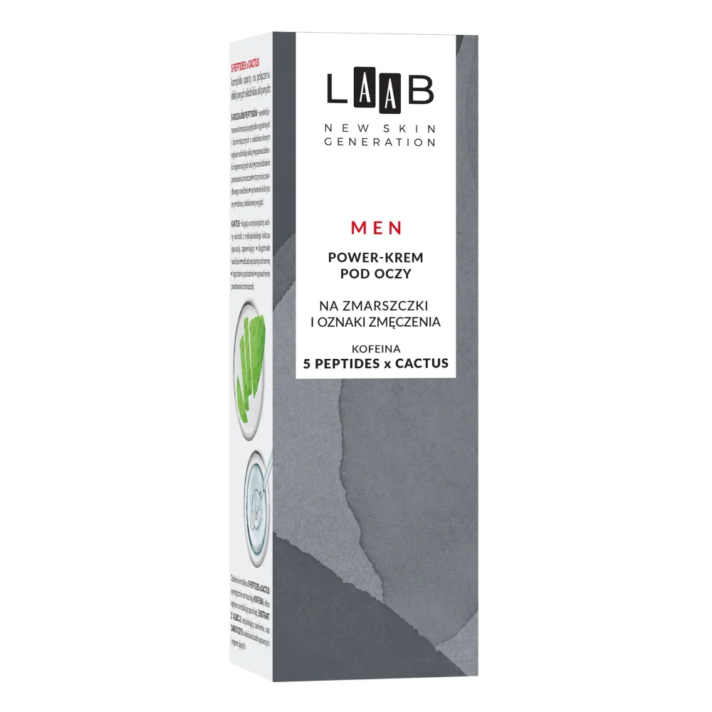 LAAB Men power-krem pod oczy przeciw zmarszczkom i oznakom zmęczenia 15ml - Image 6