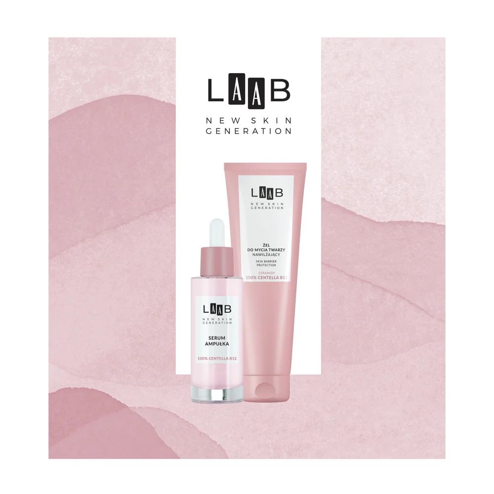 LAAB zestaw żel do mycia twarzy 150ml + skoncentrowane serum-ampułka 30ml - Image 3