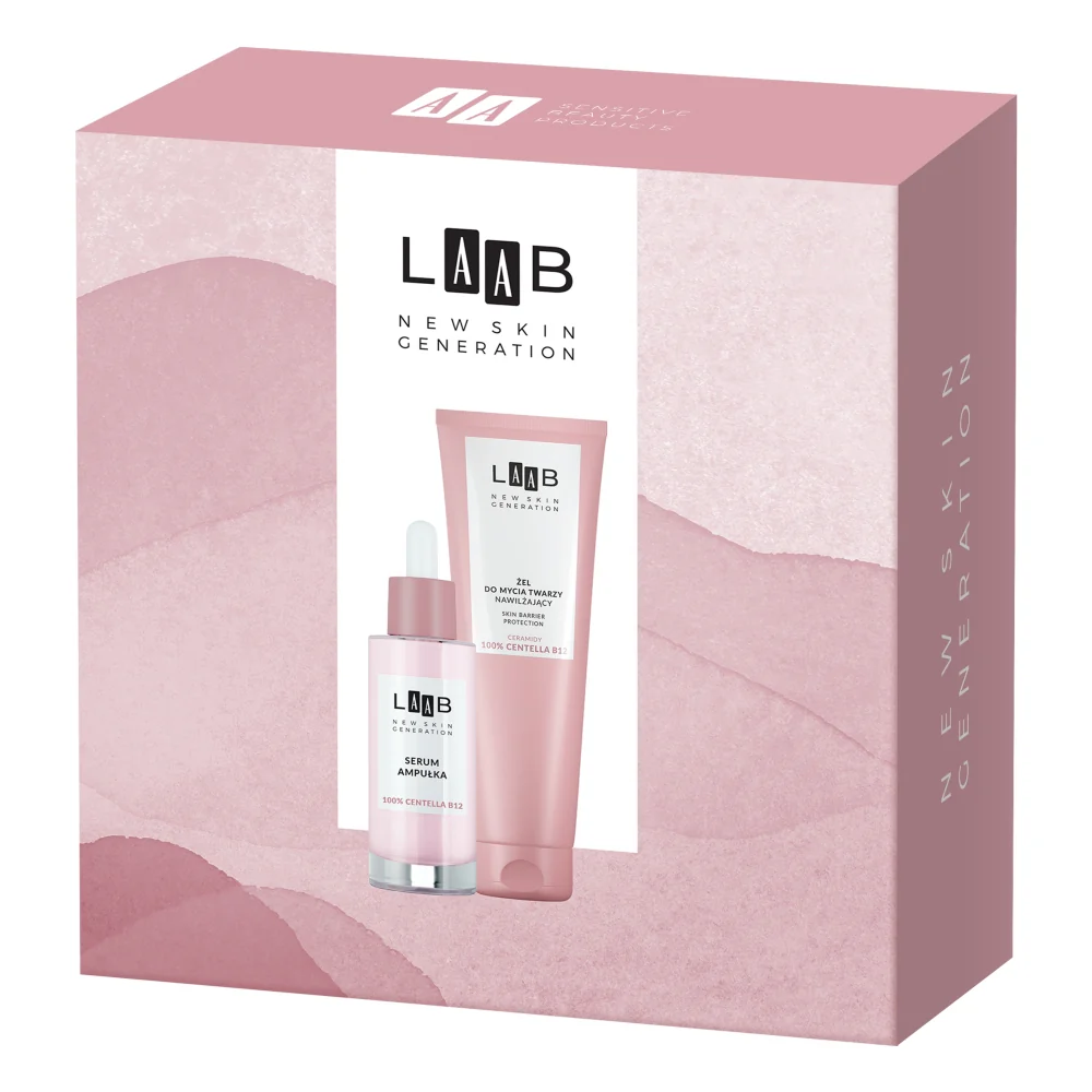 LAAB zestaw żel do mycia twarzy 150ml + skoncentrowane serum-ampułka 30ml - Image 4
