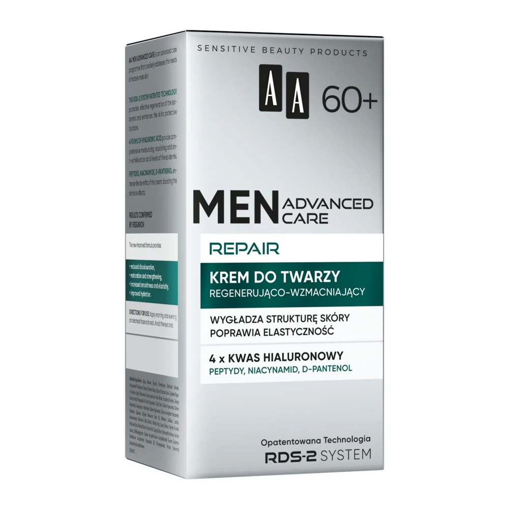 Men Advanced Care Repair 60+ krem do twarzy regenerująco-wzmacniający 50ml - Image 3