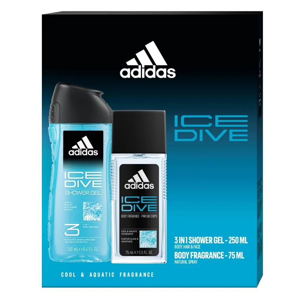 Ice Dive zestaw dezodorant do ciała 75ml + żel pod prysznic 250ml