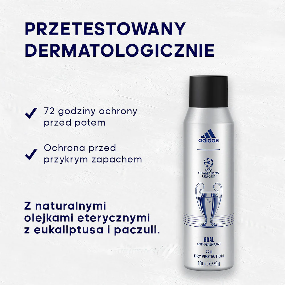 Uefa Champions League Goal antyperspirant spray 150ml - Image 4