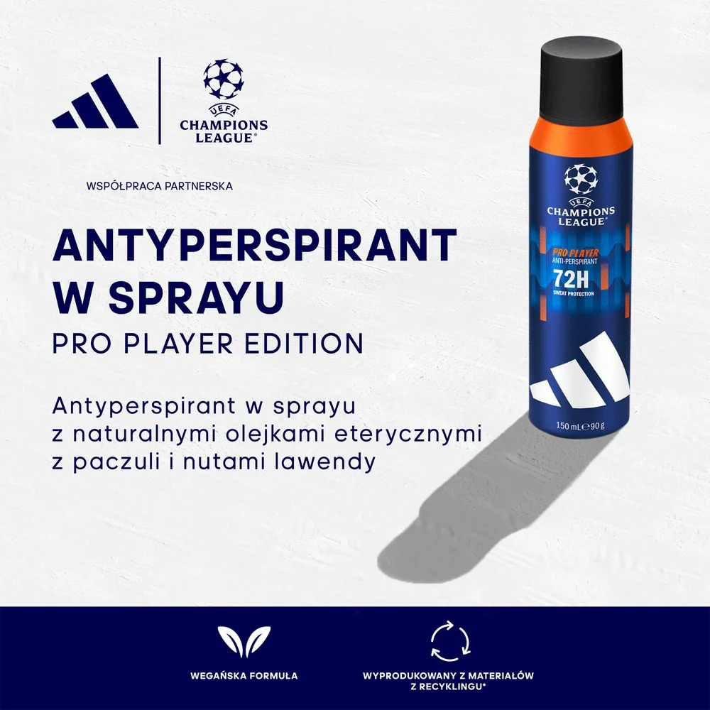Uefa Champions League Pro Player antyperspirant spray 150ml - Image 4