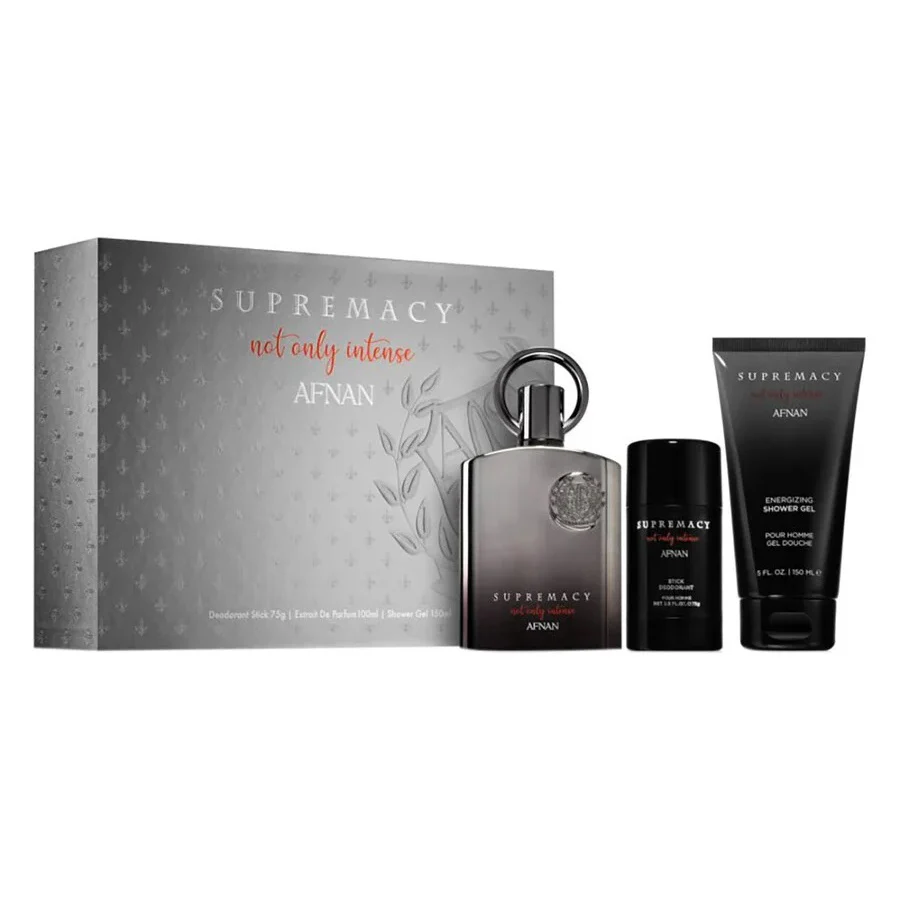 Supremacy Not Only Intense zestaw ekstrakt perfum spray 100ml + żel pod prysznic 150ml + dezodorant sztyft 75g
