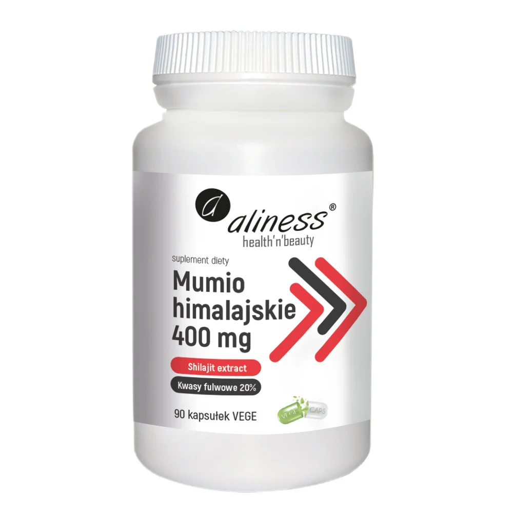 Mumio himalajskie (Shilajit extract) 400mg suplement diety 90 kapsułek