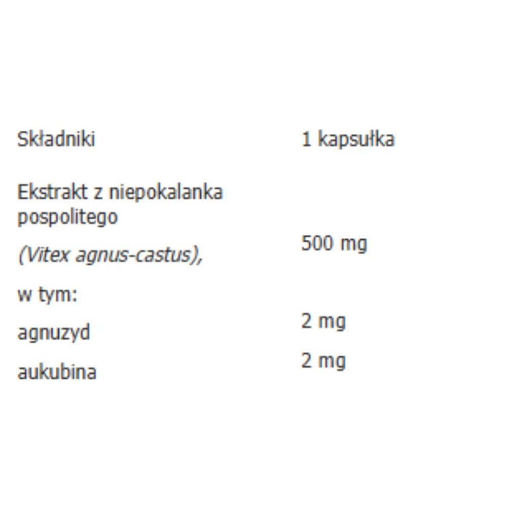 Niepokalanek 500mg suplement diety 100 kapsułek - Image 2