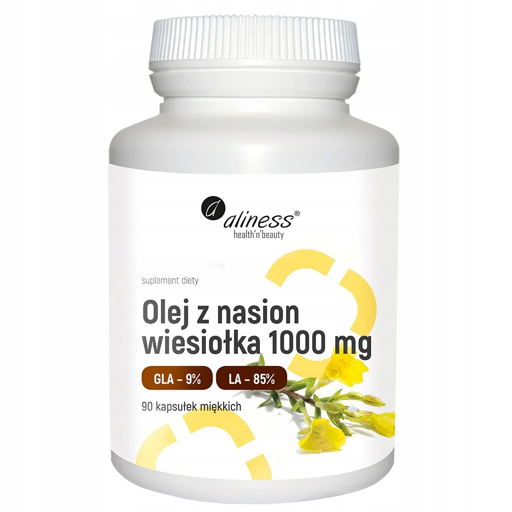 Olej z nasion wiesiołka 9%/70% 1000mg suplement diety 90 kapsułek