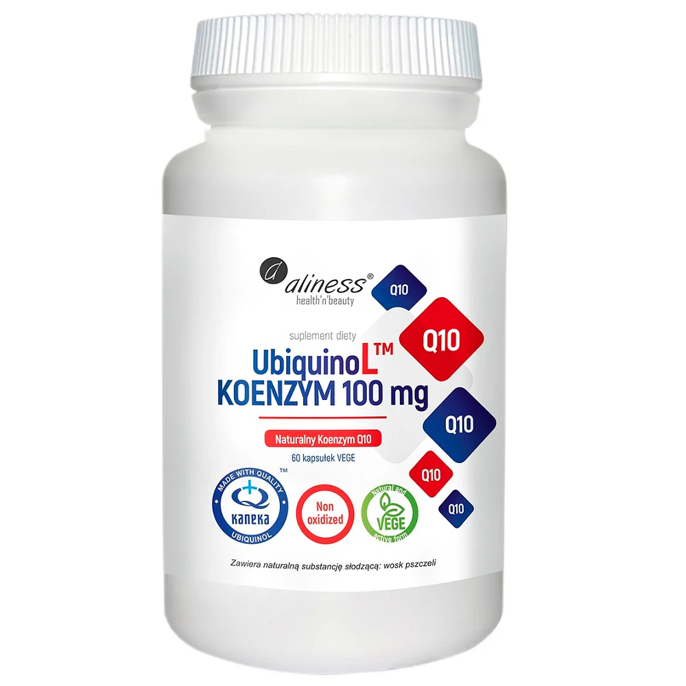 UbiquinoL™ Kaneka Naturalny Koenzym 100mg suplement diety 60 kapsułek
