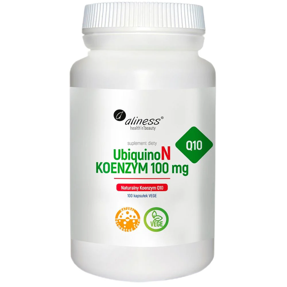 UbiquinoN Naturalny Koenzym Q10 100mg suplement diety 100 kapsułek