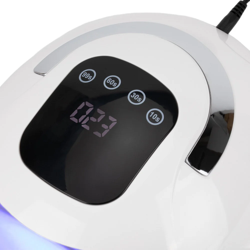 Lampa do paznokci UV/LED 258W do lakierów hybrydowych żeli i akrylożeli X19 MAX Biała - Image 5