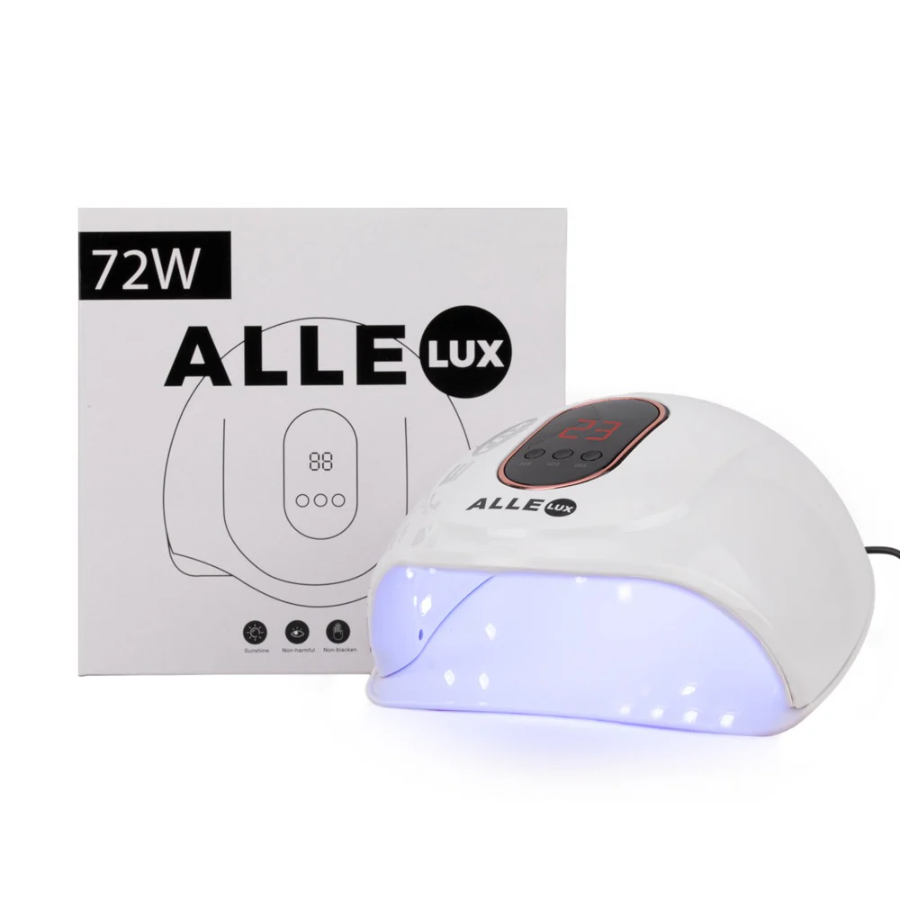 Lampa do paznokci UV/LED 72W do lakierów hybrydowych Biała T15 - Image 3