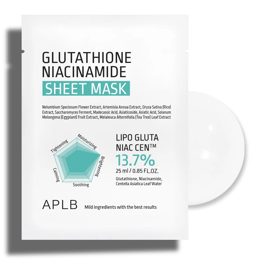 Glutathione Niacinamide Sheet Mask rozjaśniająca maska w płachcie 25ml - Image 3
