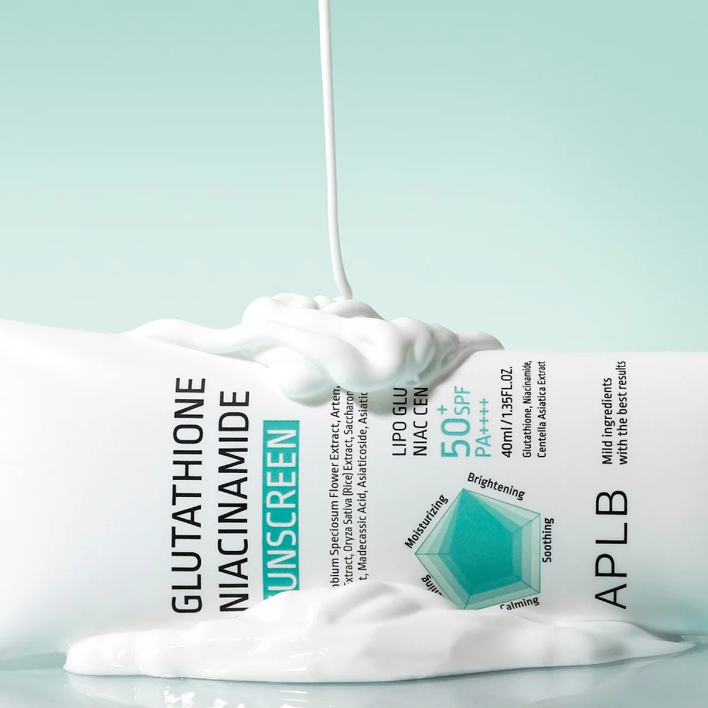 Glutathione Niacinamide Sunscreen rozjaśniający krem do twarzy z filtrem 40ml - Image 3