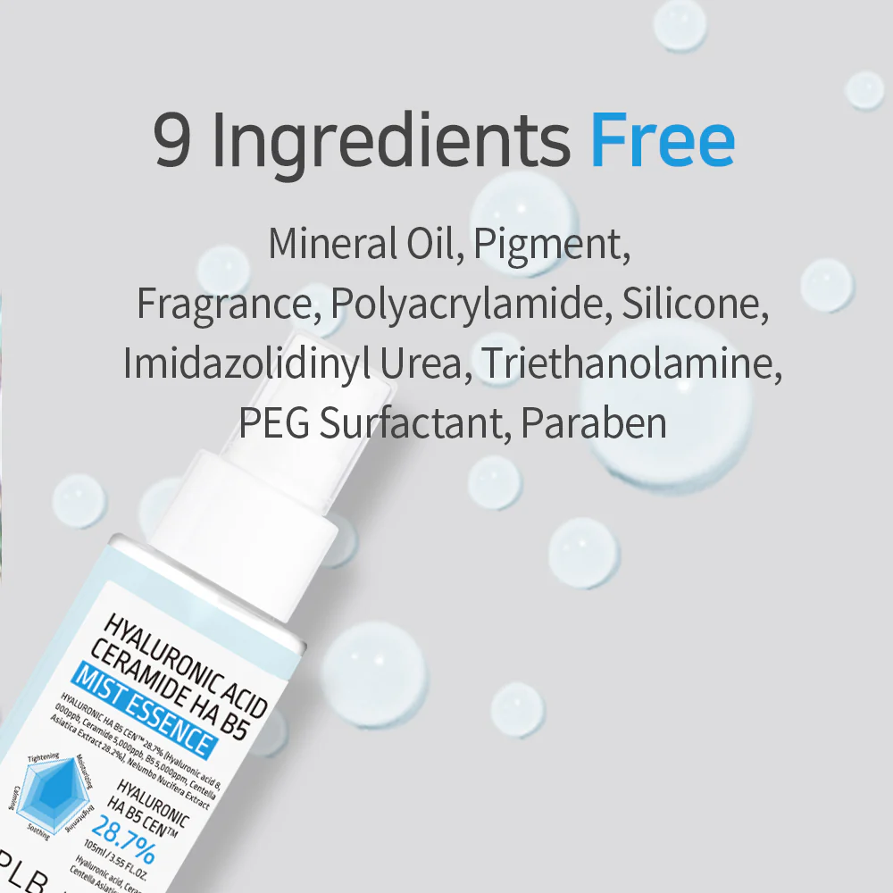 Hyaluronic Acid Ceramide HA B5 Mist Essence odżywcza esencja w mgiełce 105ml - Image 3