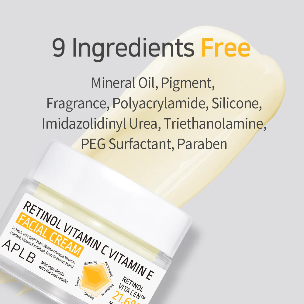 Retinol Vitamin C Vitamin E Facial Cream rozświetlający krem do twarzy 55ml - Image 14
