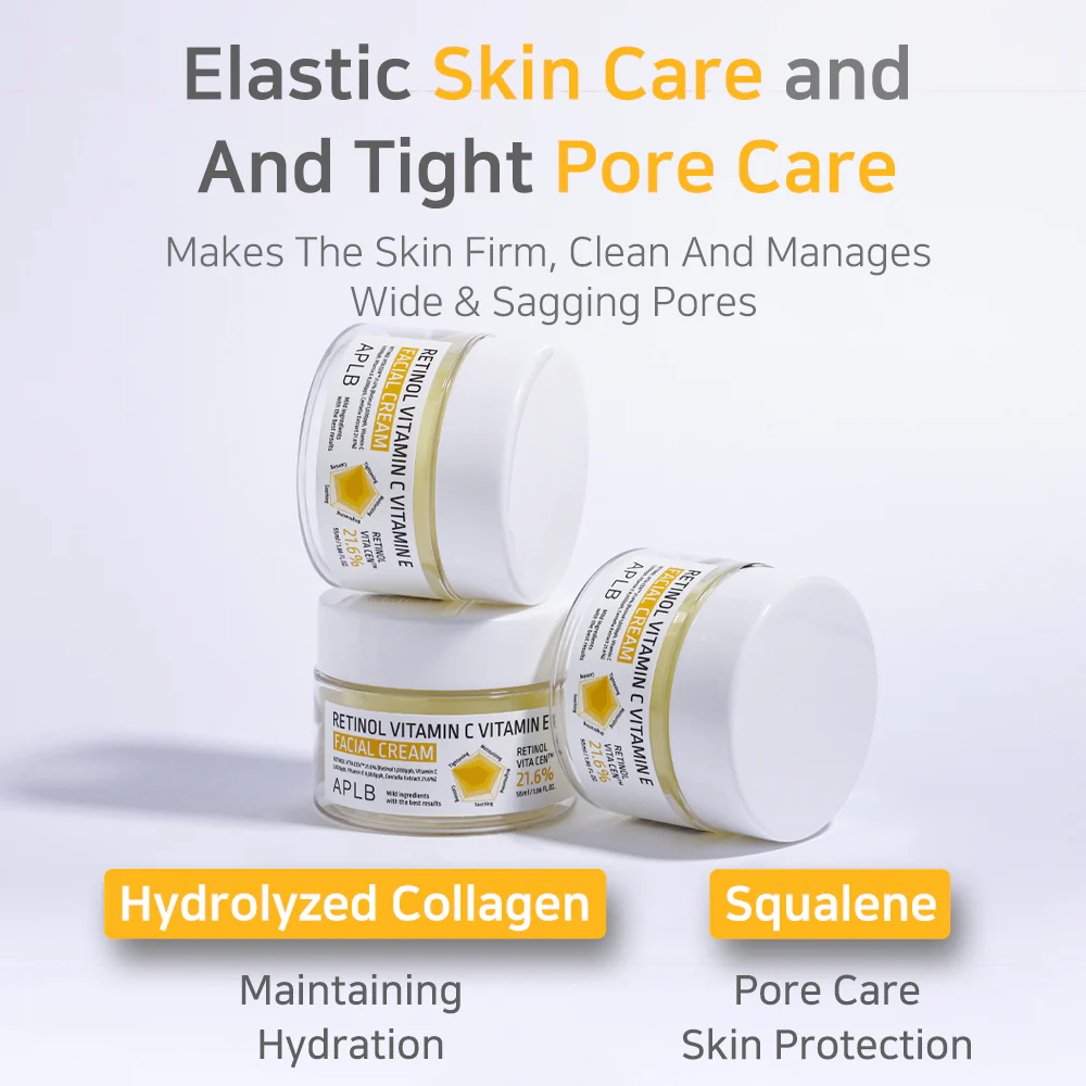 Retinol Vitamin C Vitamin E Facial Cream rozświetlający krem do twarzy 55ml - Image 2