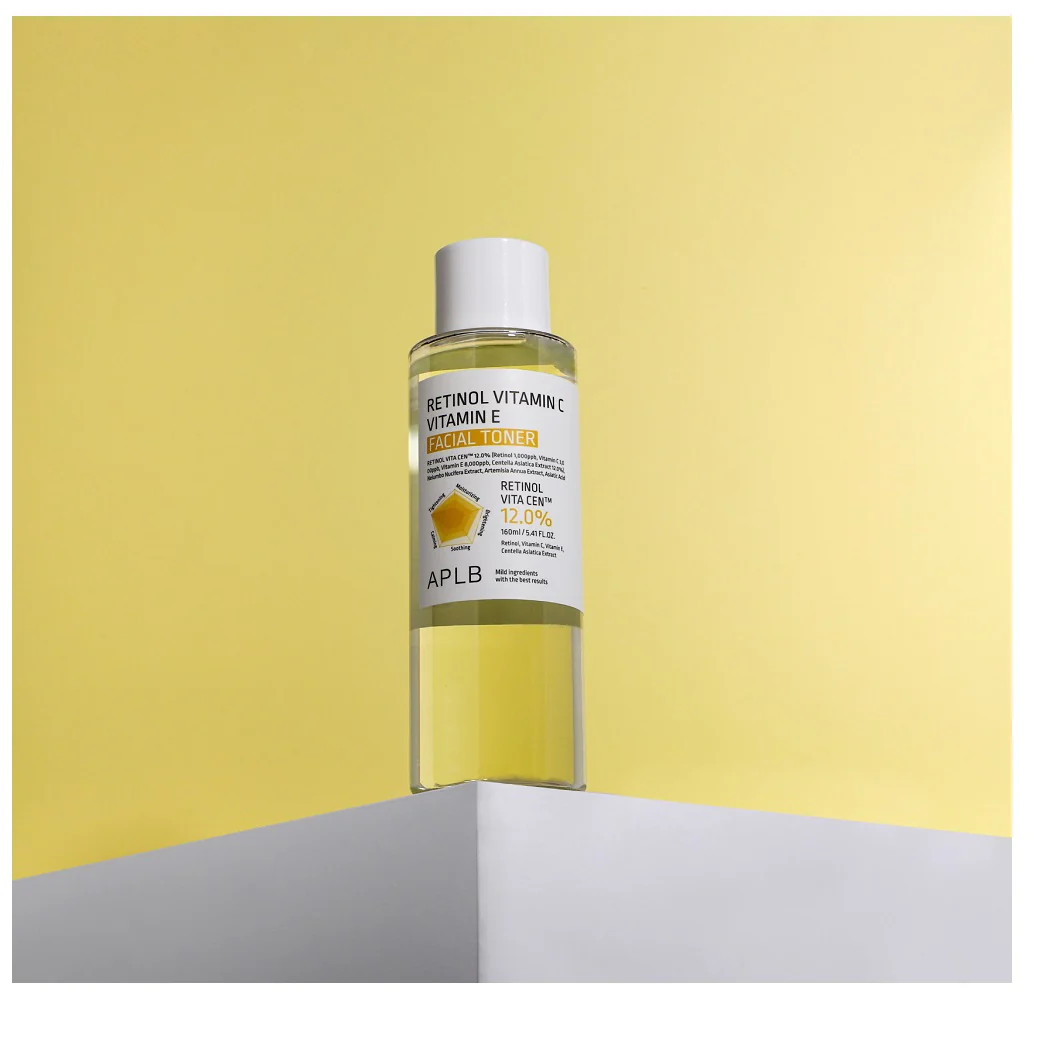 Retinol Vitamin C Vitamin E Facial Toner rozświetlający tonik do twarzy 160ml - Image 2