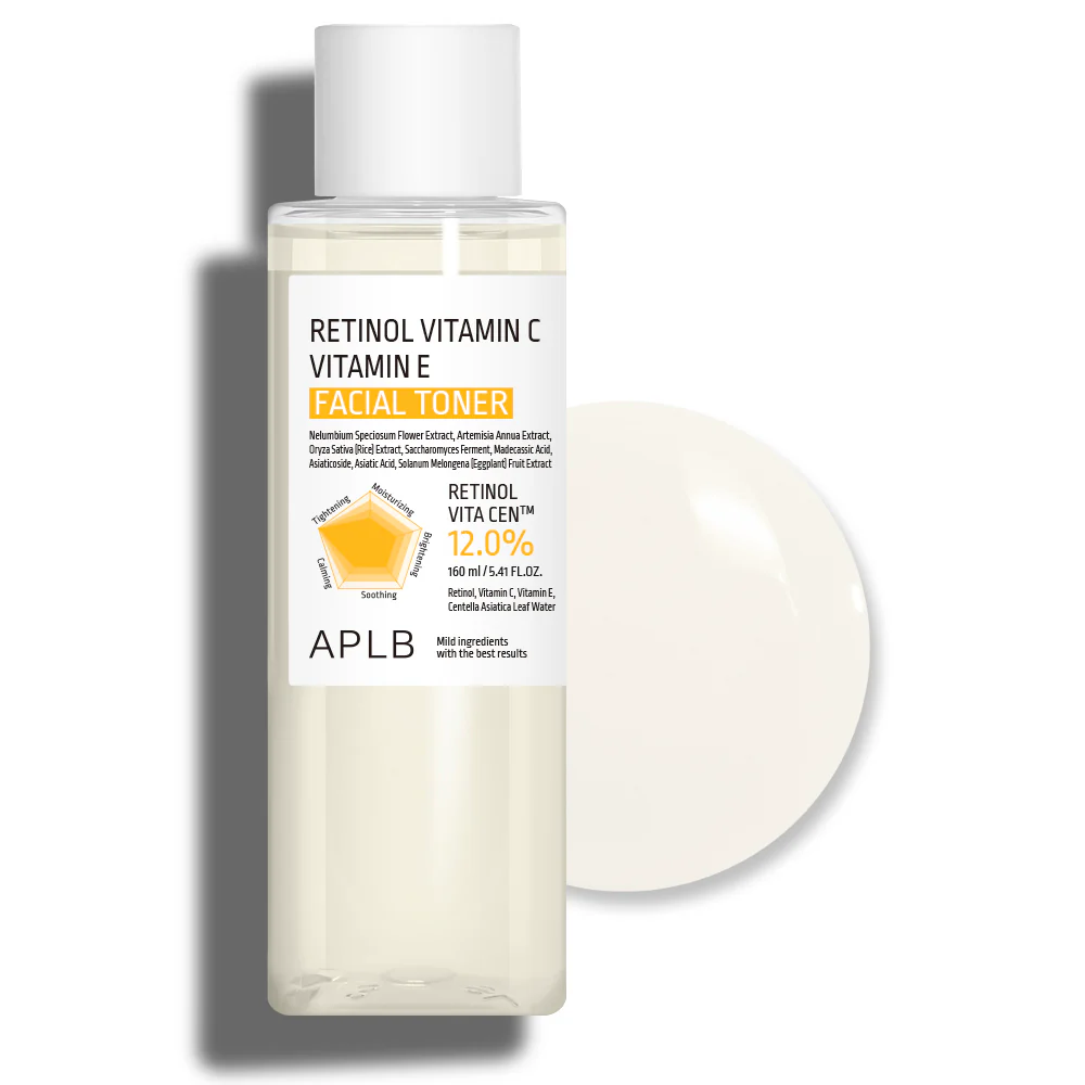 Retinol Vitamin C Vitamin E Facial Toner rozświetlający tonik do twarzy 160ml - Image 3
