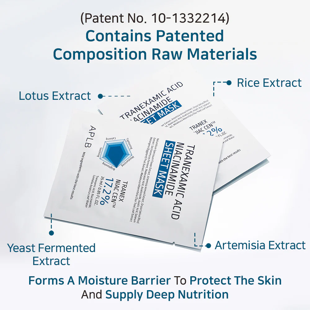 Tranexamic Acid Niacinamide Sheet Mask rozjaśniająca maska w płachcie 25ml - Image 13