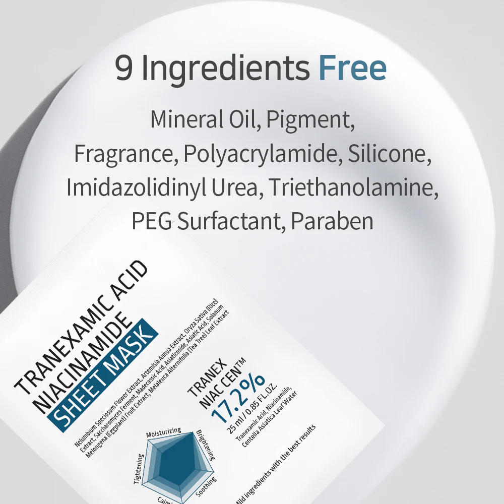 Tranexamic Acid Niacinamide Sheet Mask rozjaśniająca maska w płachcie 25ml - Image 6