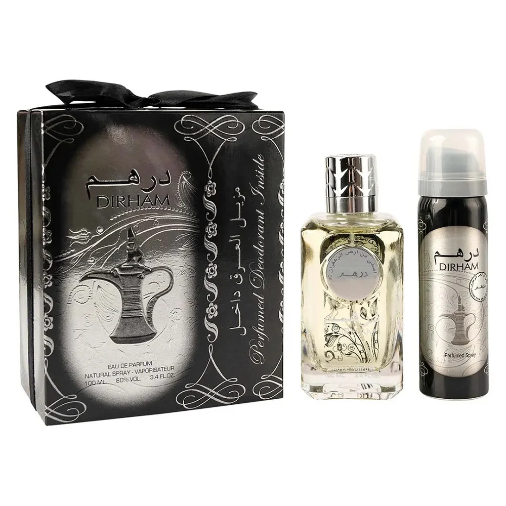 Dirham zestaw woda perfumowana spray 100ml + dezodorant spray 50ml