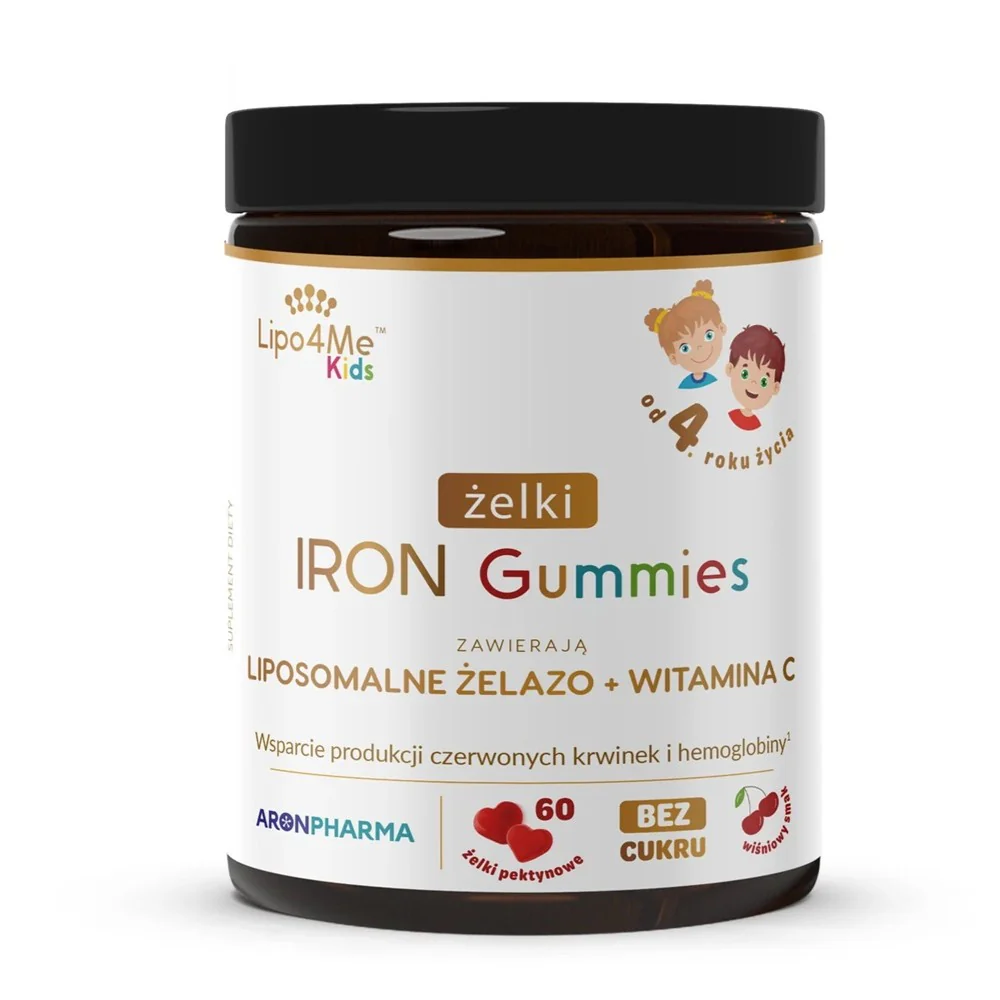 Lipo4Me Kids Iron Gummies żelki z żelazem suplement diety 60szt