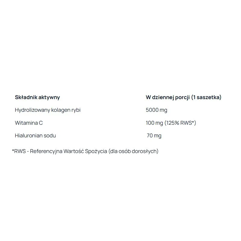 Yanesse Collagen suplement diety w proszku o smaku truskawkowo-malinowym 30 saszetek - Image 3