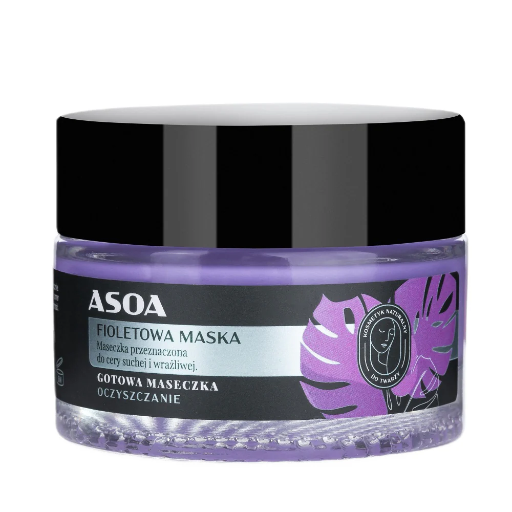 Gotowa maseczka do twarzy Fioletowa Glinka 50ml