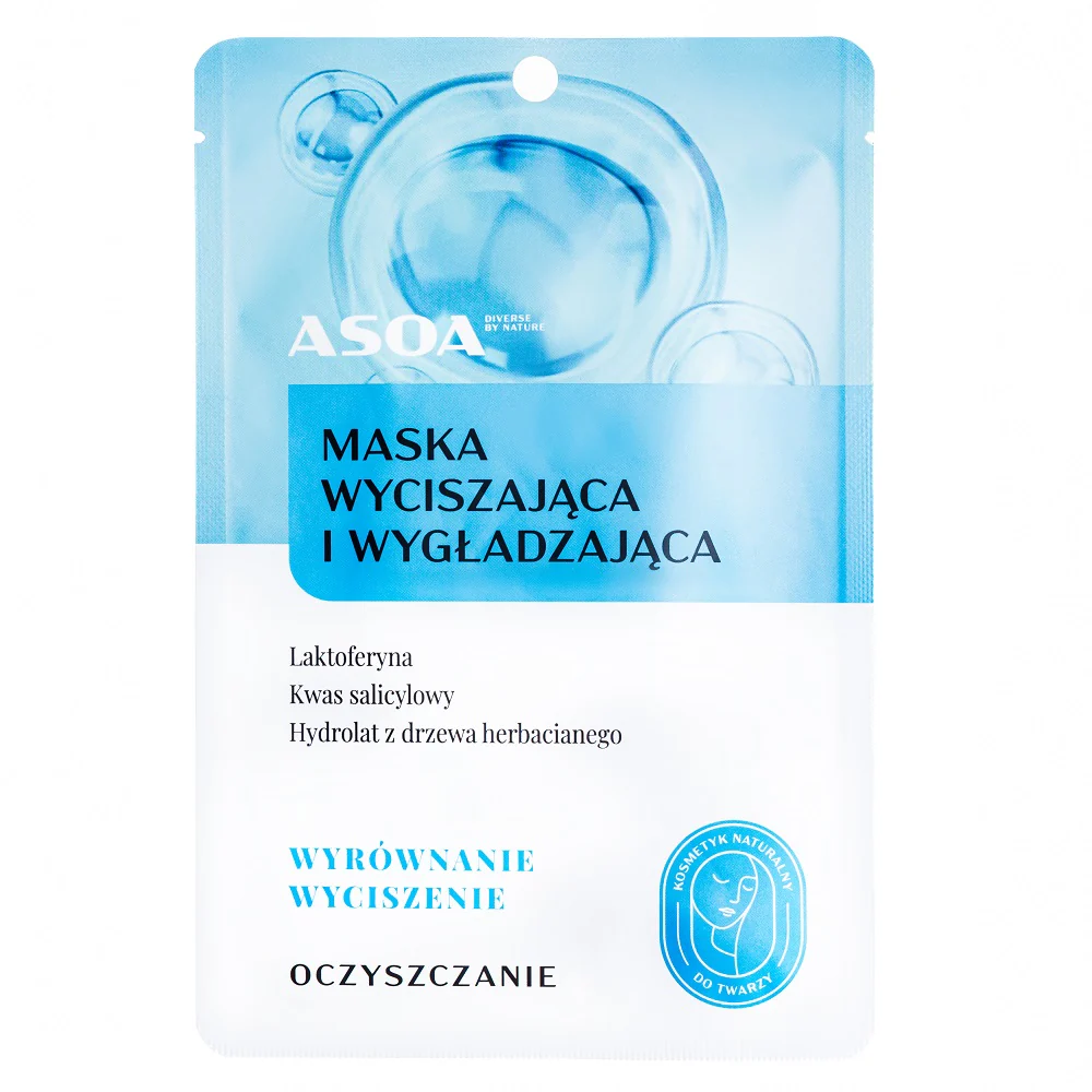 Maska w płachcie wyciszająca i wygładzająca 30g
