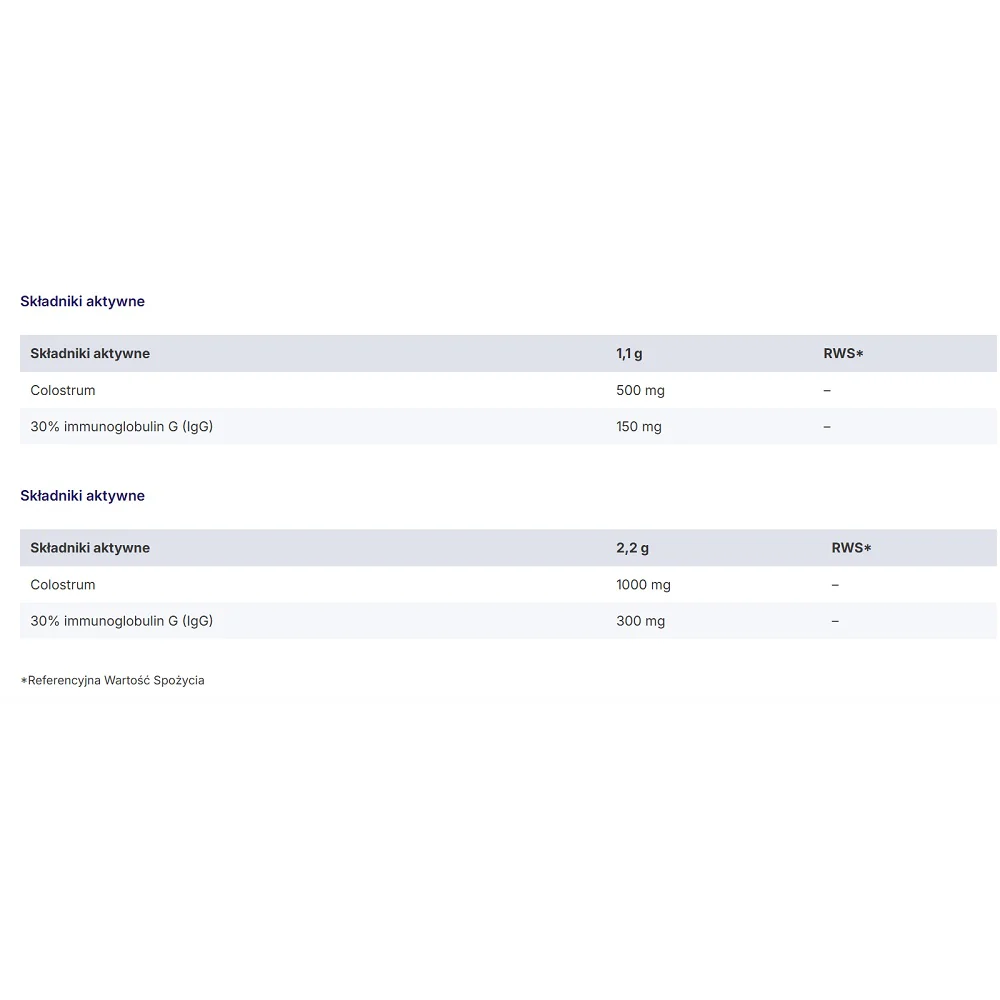 Colostrum 500mg suplement diety w proszku kwaśna cytryna 66g - Image 2