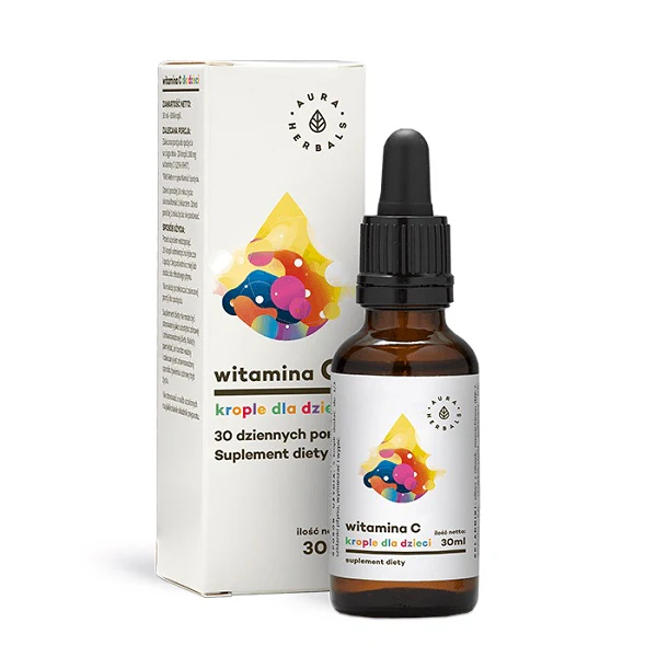 Witamina C dla dzieci suplement diety w kroplach 30ml