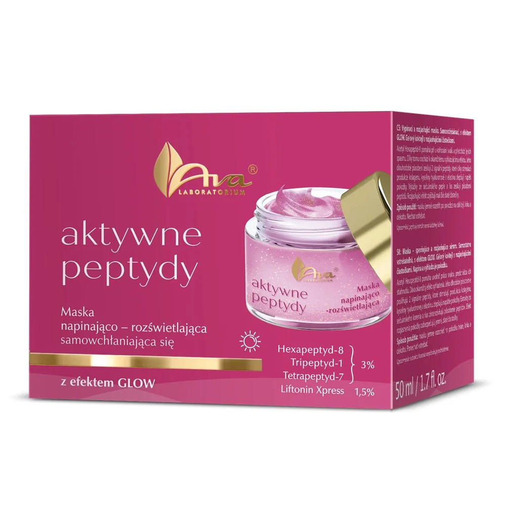 Aktywne Peptydy maska napinająco-rozświetlająca 50ml - Image 2