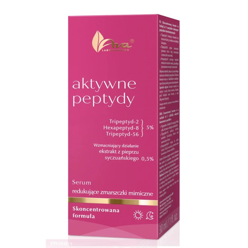 Aktywne Peptydy serum redukujące zmarszczki mimiczne 30ml - Image 2