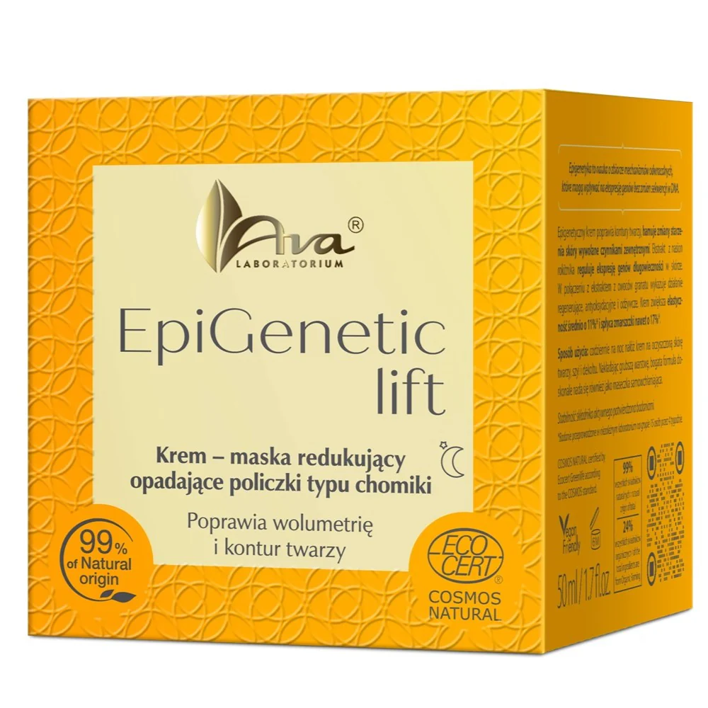 EpiGenetic Lift krem-maska redukujący opadające policzki typu chomiki na noc 50ml - Image 2