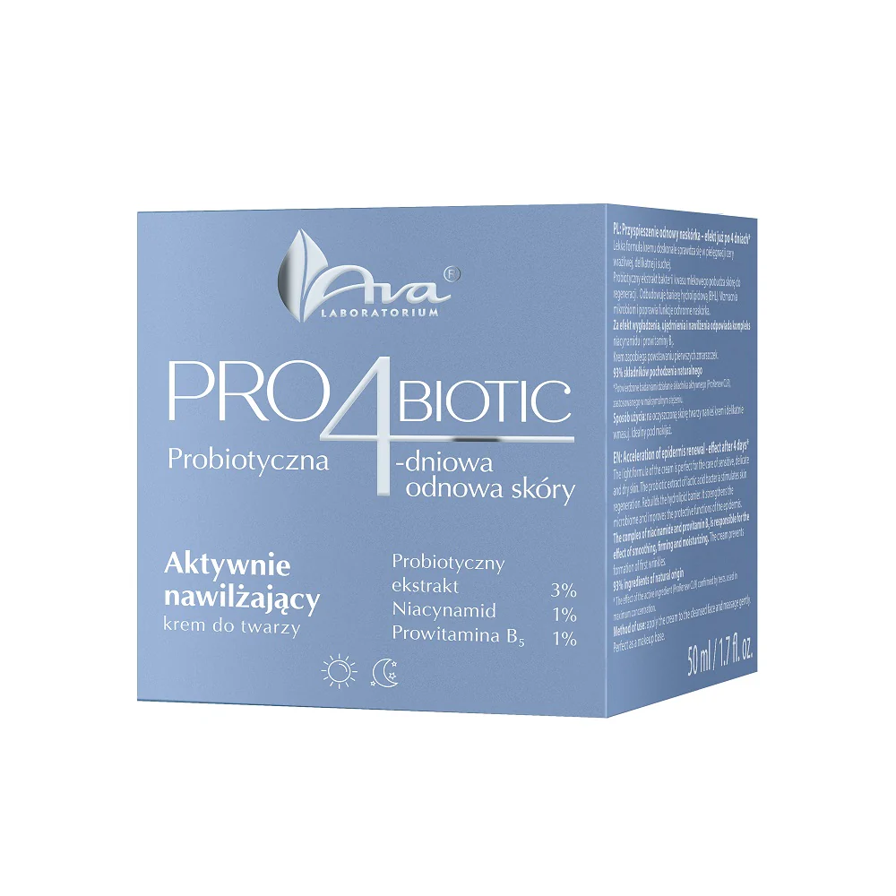 Pro4Biotic aktywnie nawilżający krem do twarzy 50ml - Image 3