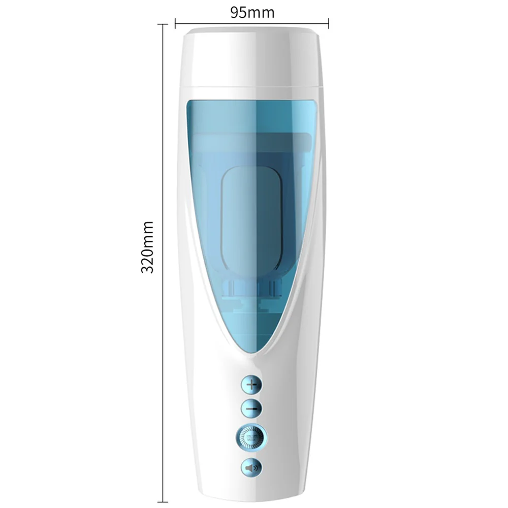 Masturbator-Vibrating Rotating and Flashing wibrujący masturbator z efektami dźwiękowymi i świetlnymi - Image 4