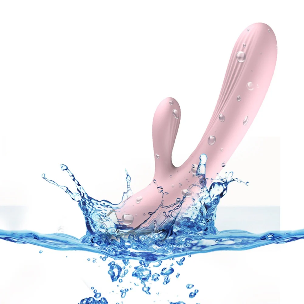Silicone Vibrator wodoodporny wibrator królik Pink - Image 4