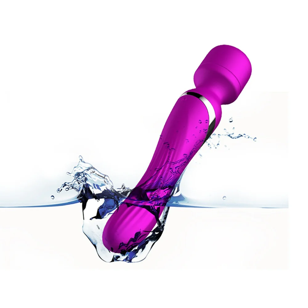 Stymulator-Silicone Dual Massager stymulator o podwójnym zastosowaniu Purple - Image 3