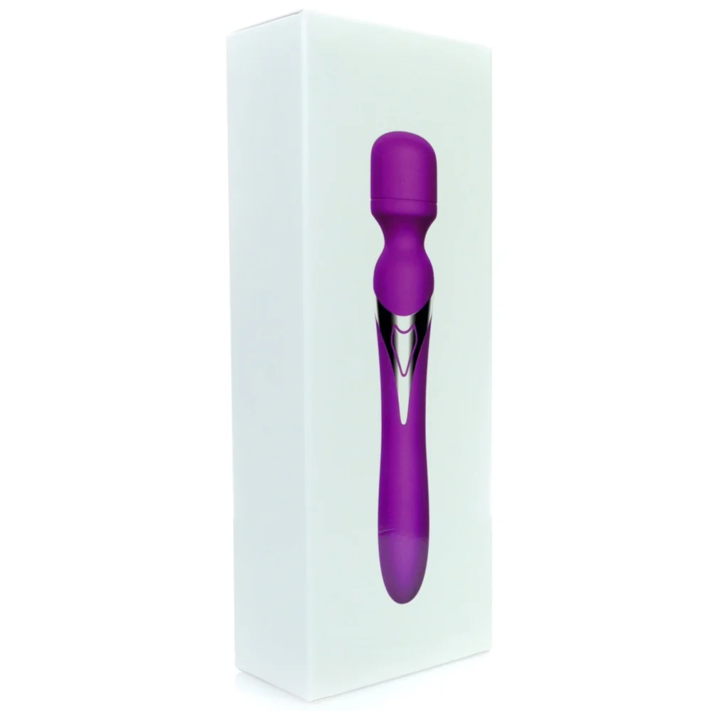 Stymulator-Silicone Dual Massager stymulator o podwójnym zastosowaniu Purple - Image 7