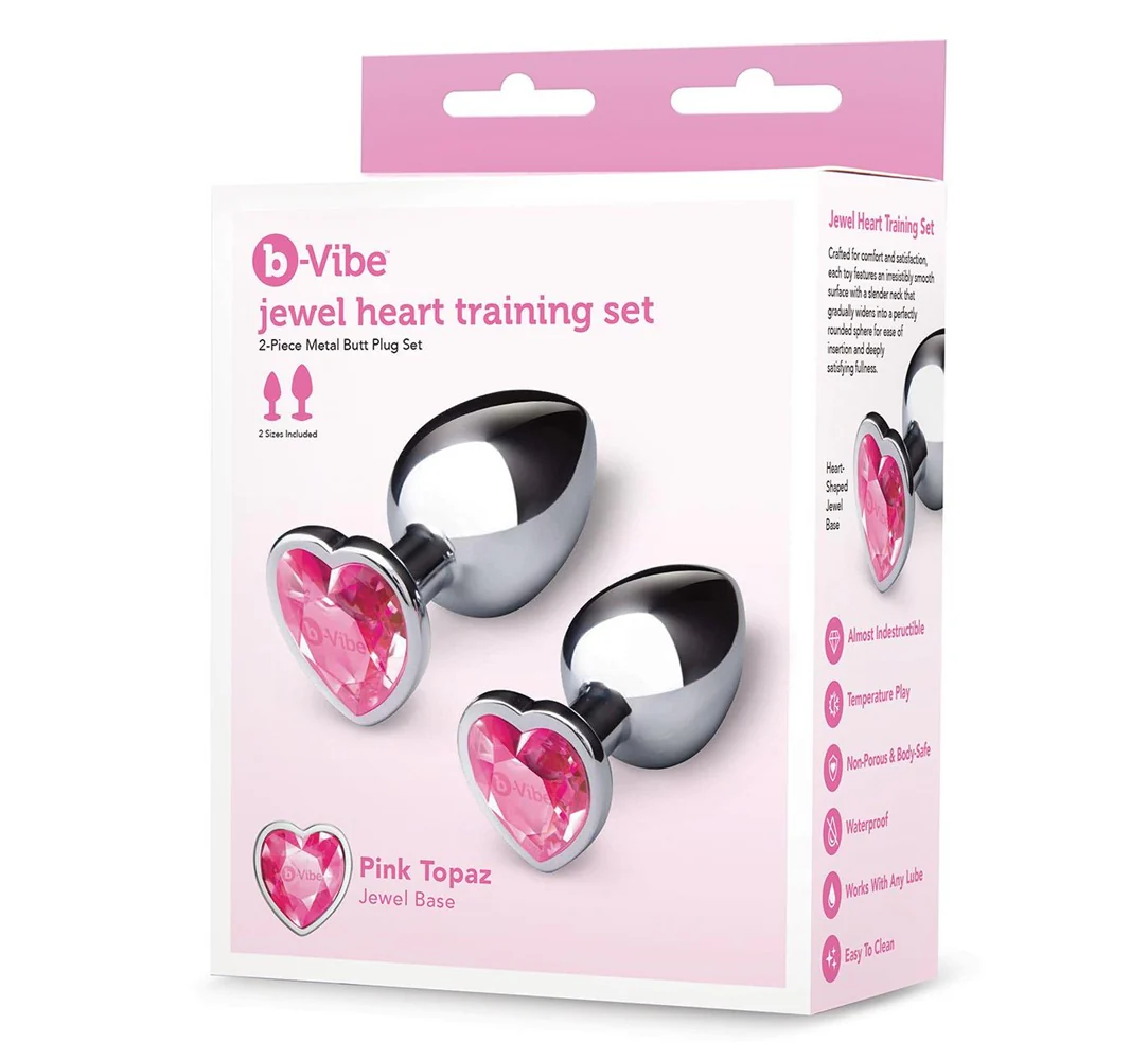 Jewel Heart Training Set korki analne 2szt. - Image 4