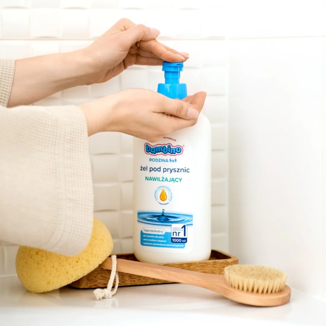 Rodzina nawilżający żel pod prysznic hiperdelikatny 1000ml - Image 7