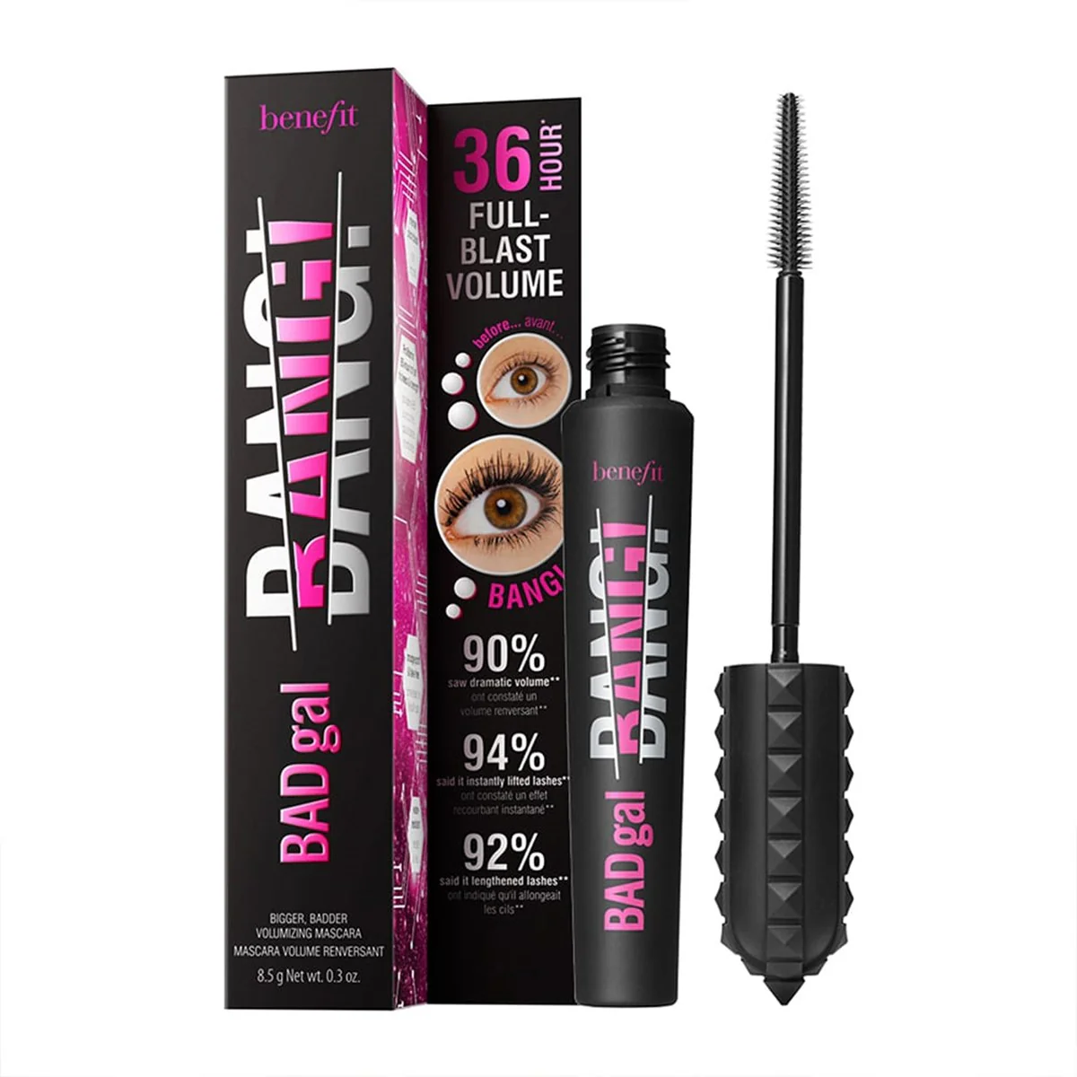 BadGal Bang! Volumizing Mascara pogrubiający tusz do rzęs Black 8.5g