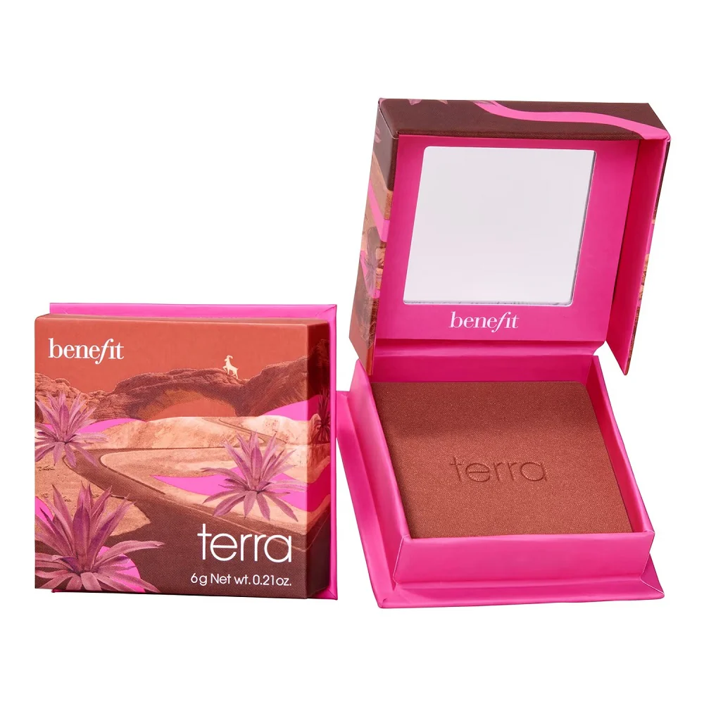 Terra Golden Brick-Red Blush róż do policzków w odcieniu złotoczerwonej cegły 6g