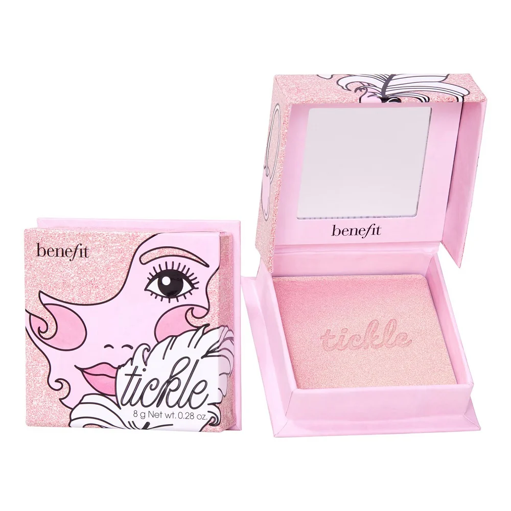 Tickle Golden Pink Highlighter rozświetlacz w złotoróżowym odcieniu 8g